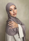 Hijab Jersey Premium taupe