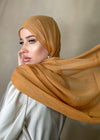 Hijab Viscose fine camel