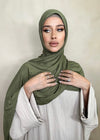 Hijab Jersey Premium kaki