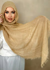 Hijab Viscose Tan Clair