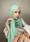 Hijab Viscose fine Vert d'eau