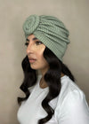 Turban vert d’eau