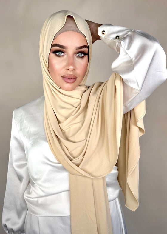 Hijab Jersey Premium nude