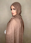 Hijab Viscose light noisette