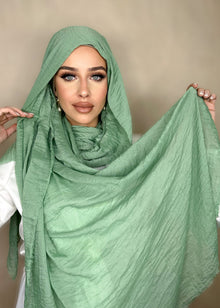  Hijab Viscose light vert menthe