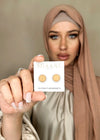 Lot 2 Aimants à Hijab anti trou beige