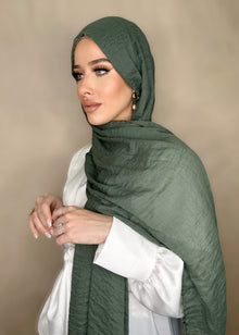  Hijab Viscose light vert militaire
