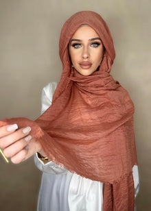  Hijab Viscose light framboise