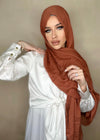Hijab Viscose light framboise foncé