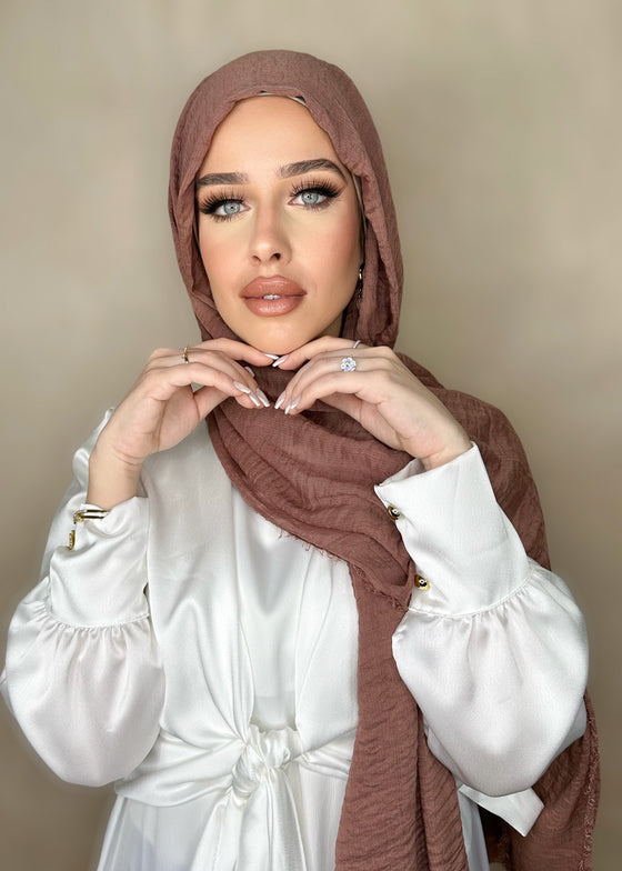 Hijab Viscose light terracotta