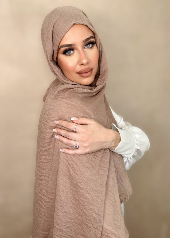 Hijab Viscose light Beige rosé