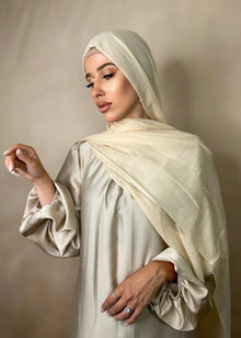  Hijab Viscose Fine Vanille