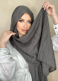  Hijab Viscose light gris souris