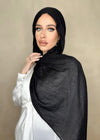 Hijab Viscose light Noir