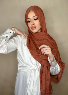  Hijab Viscose light framboise foncé
