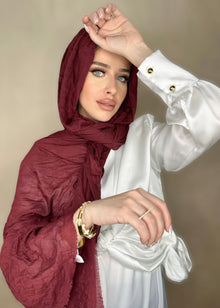  Hijab Viscose light bordeaux