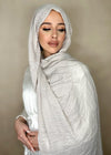 Hijab Viscose light gris clair