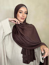 Hijab Jersey Premium Marron