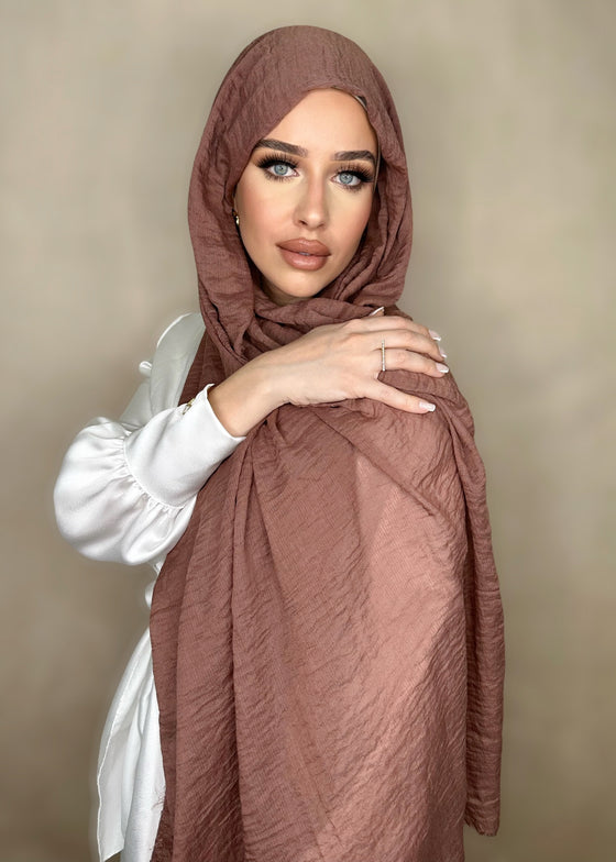 Hijab Viscose light terracotta