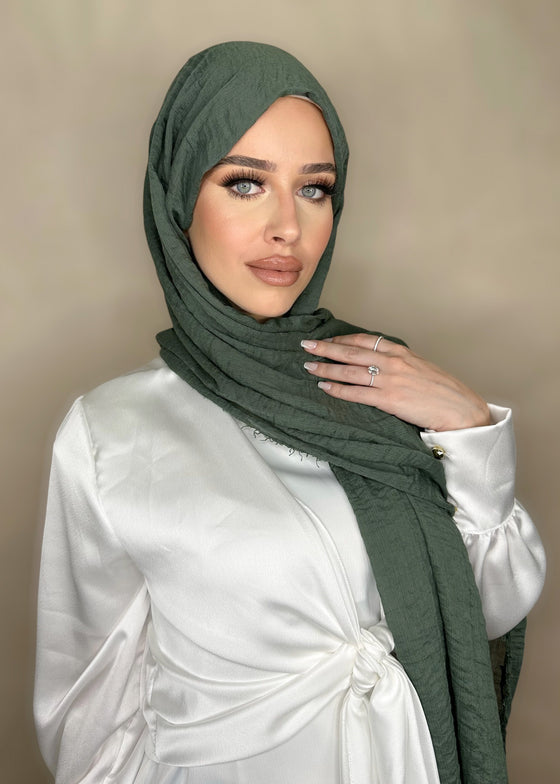 Hijab Viscose light vert militaire