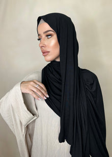  Hijab Jersey Premium Noir