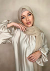 Hijab Viscose fine moka clair