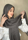 Hijab Viscose light gris souris